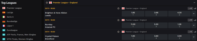 

Sportwetten bei Wildsino – Premier League Quoten und Livewetten im Jahr 2025

